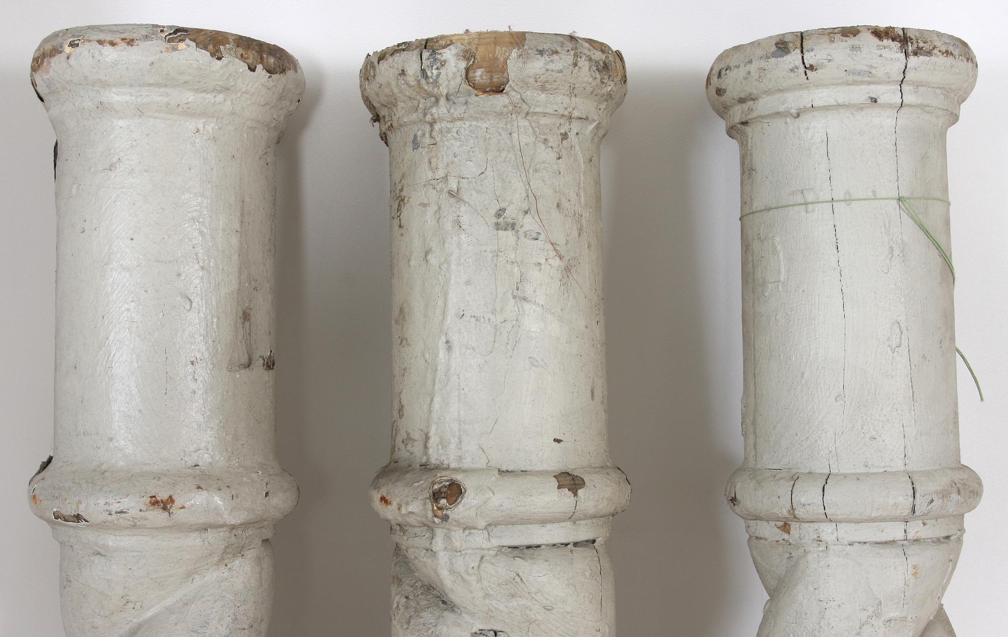 KOLONNER, 4 st, 1800-tal.