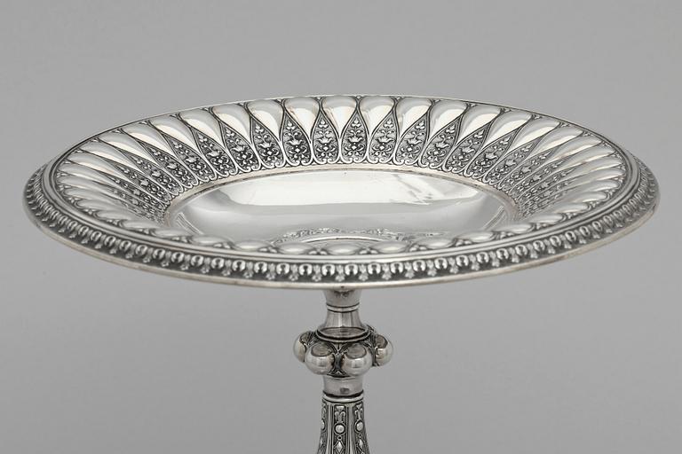 FAT PÅ FOT, silver, C G Hallberg, Stockholm 1889.