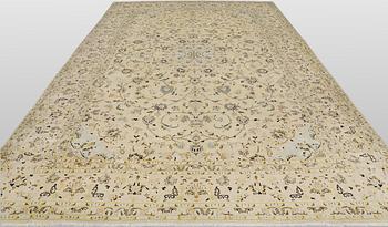 A Keshan carpet, 405 x 304 cm.
