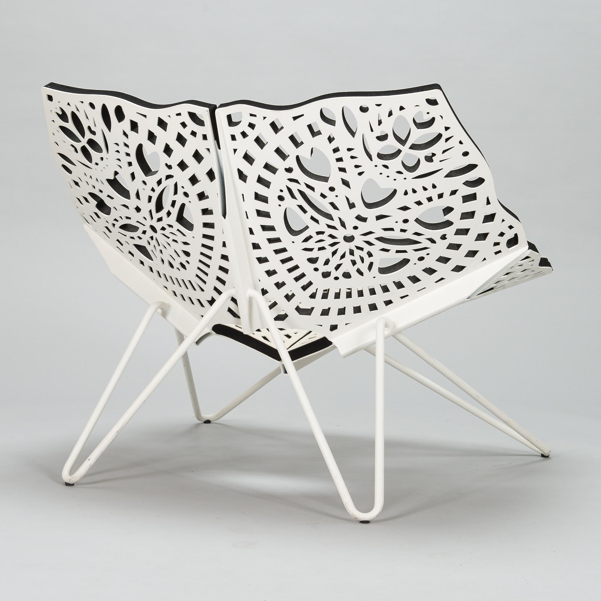 Louise Campbell, a 21st century lounge chair 'Prince chair' for Hay, Denmark.
