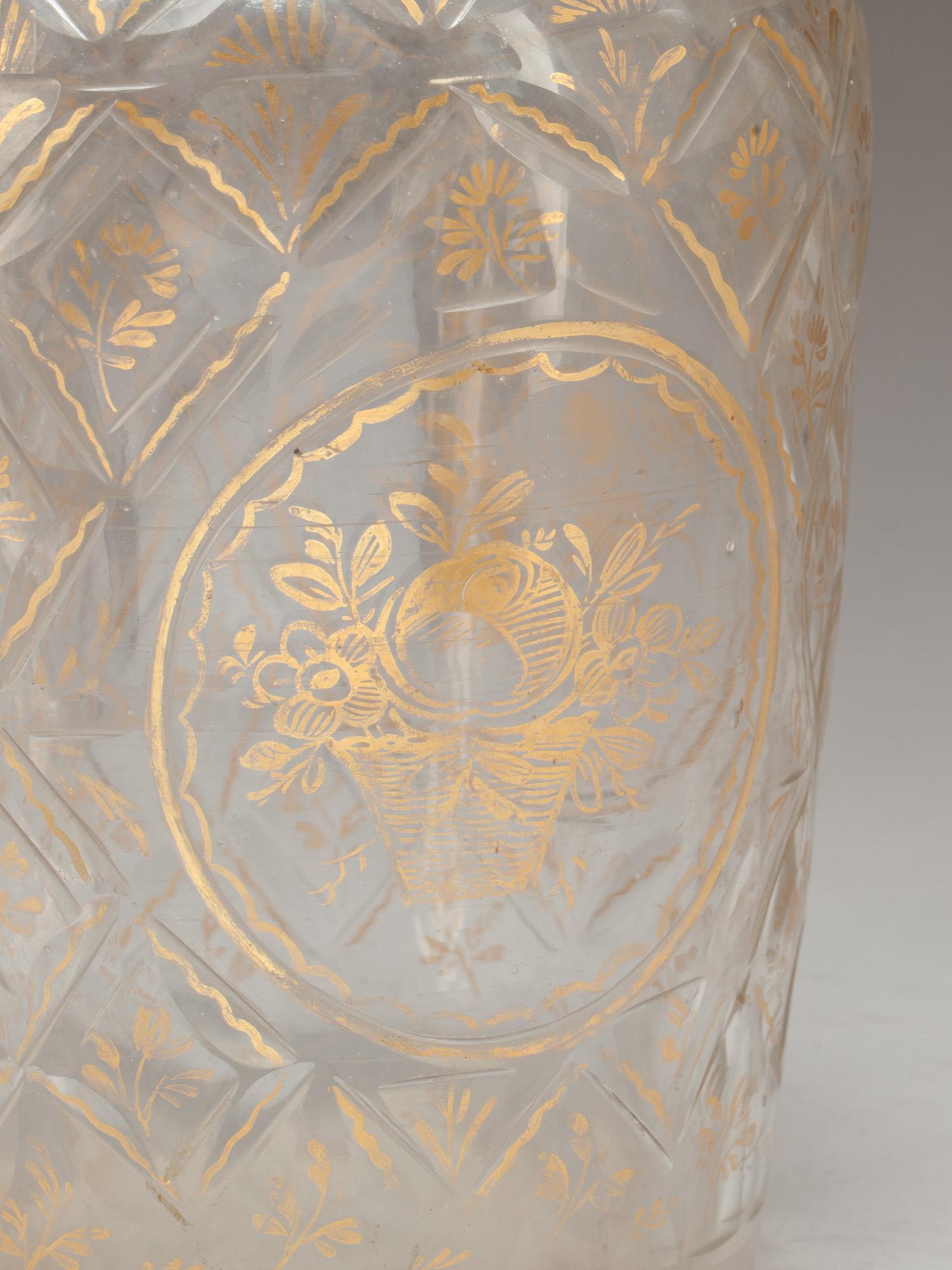 KARAFF, glas, 1700-talets andra hälft.