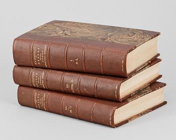 ORDBOK, 3 vol, "Ordbok öfver Svenska Medeltids-språket" av KF Söderwall. Lund 1884-1918.