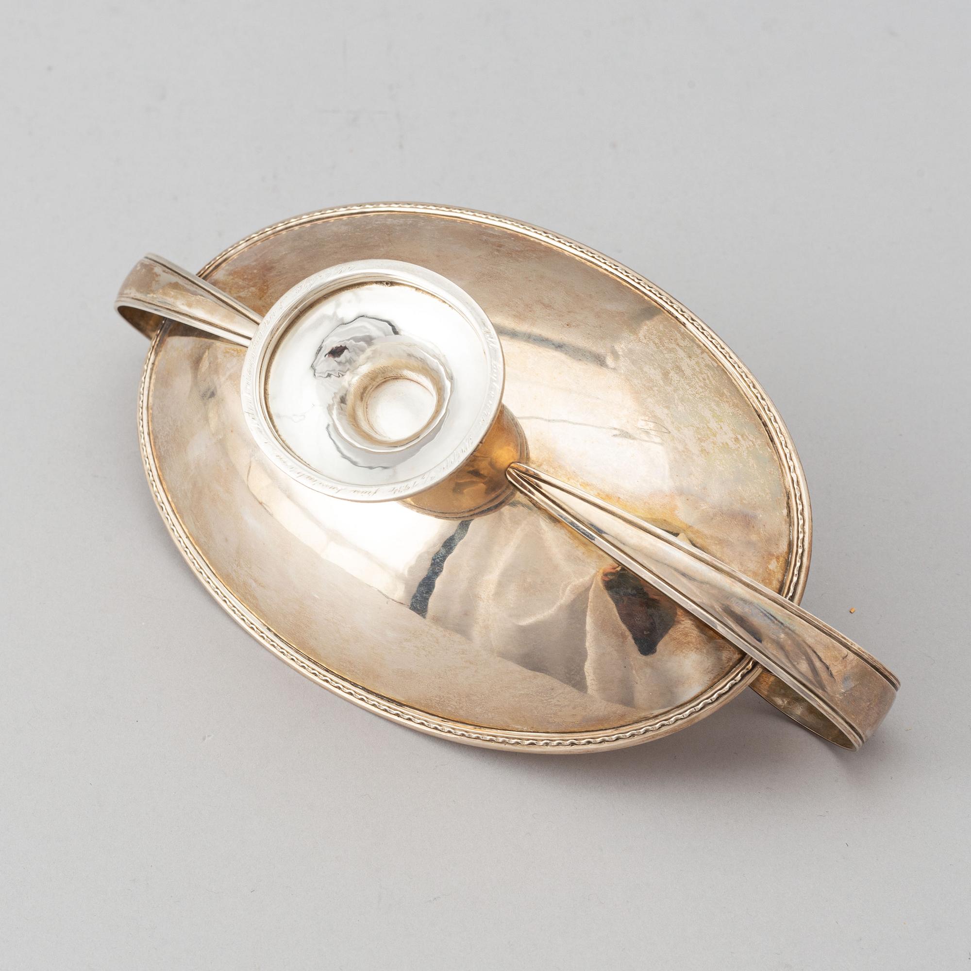 Atelier Borgila, skål, sterling silver. Stockholm 1932.