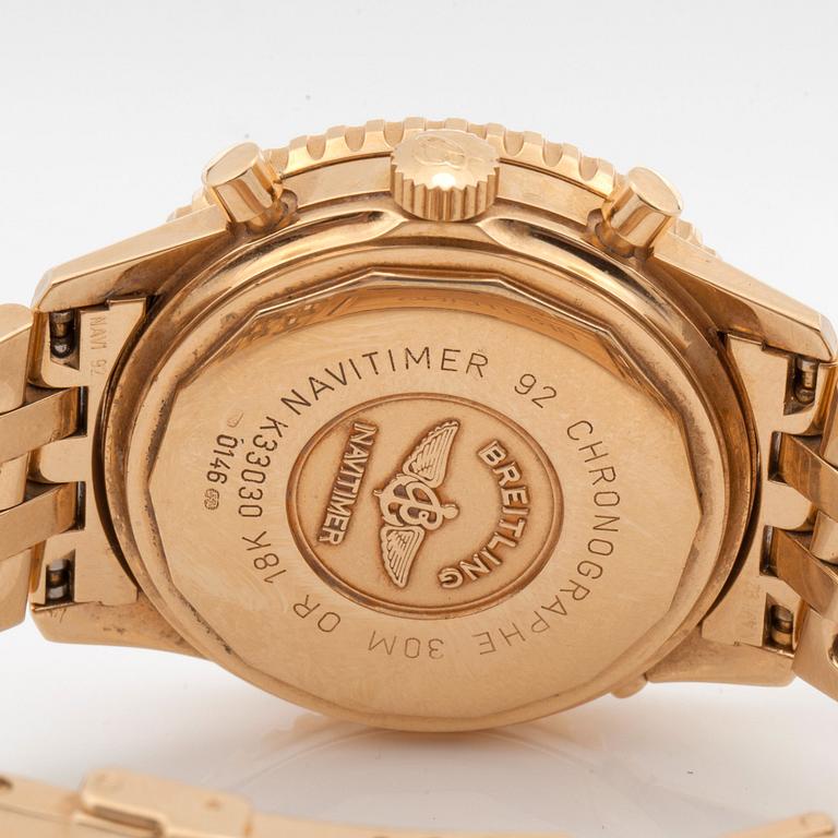 A Breitling Navitimer Airborne men's wrist watch. Self winding (Automatic). Chronograph. Serial no K33030, 0146.