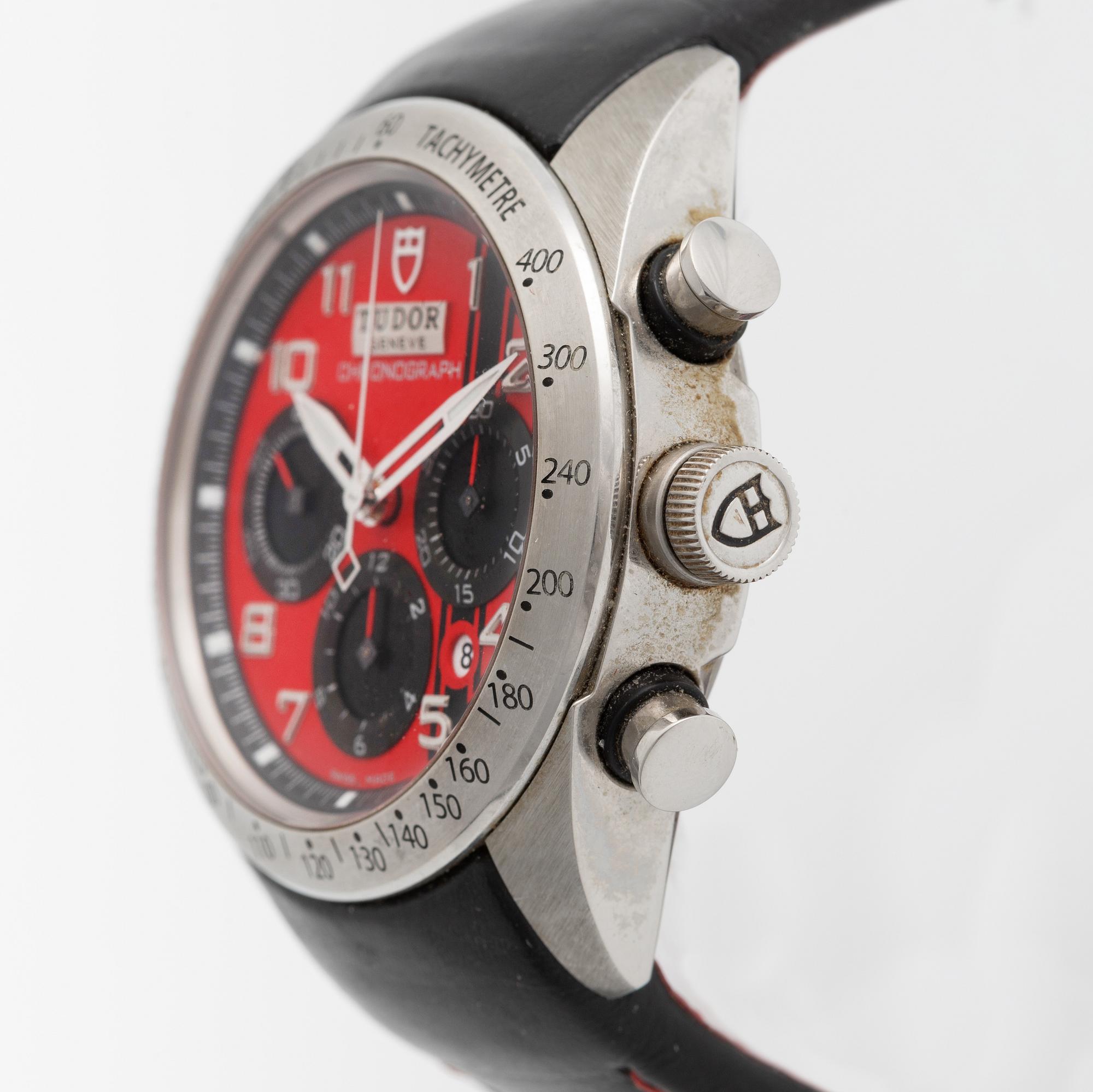 Tudor, Fastrider "Ducati", chronograph, wristwatch, 42 mm.