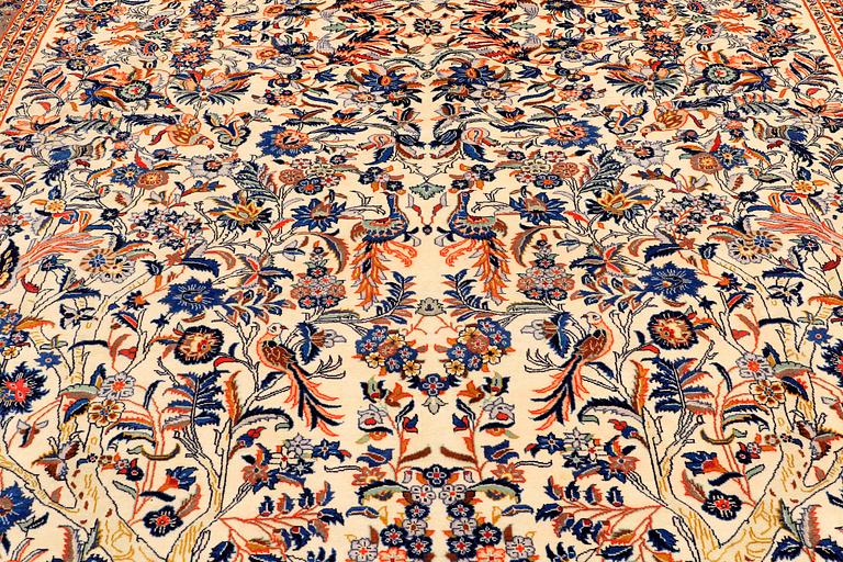 A CARPET, Figural Royal Keshan , around 490 x 340 cm.