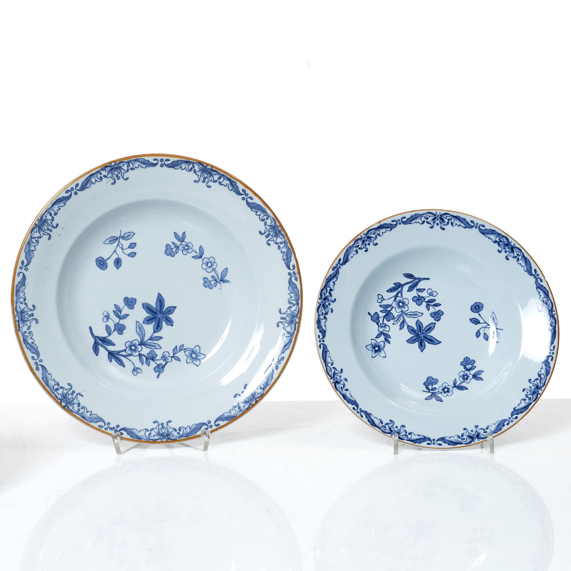 An 111-piece 'Ostindia' porcelain dinner service, Rörstrand.
