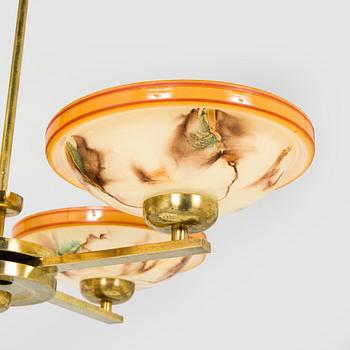 Paavo Tynell, taklampa modell 1442/4, Taito, 1930-tal.