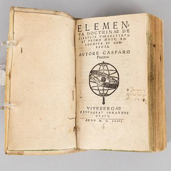 Astronomy, 3 works 1576-82, illustrations with movable parts.