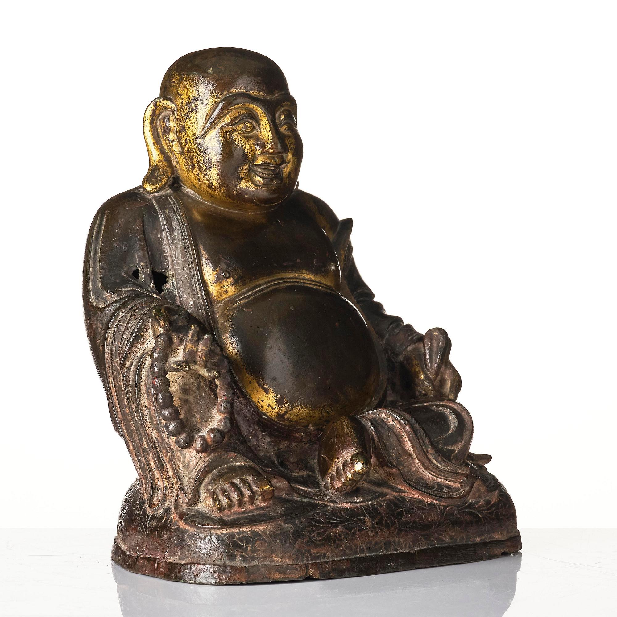Budai, brons. Mingdynastin (1368-1644).