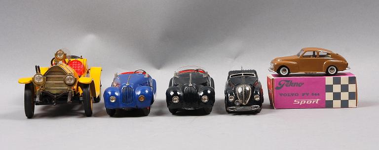PARTI LEKSAKSBILAR, 5 st. Schuco samt Tekno.