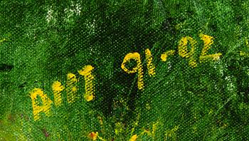 Ann-Marie Jönsson, oil on canvas signed and dated 91-92.