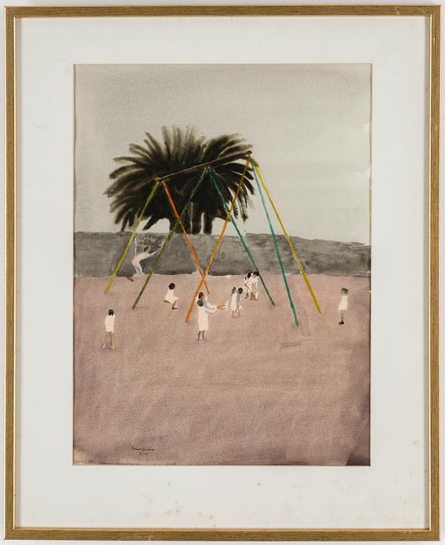 BERTRAM SCHMITERLÖW, watercolour, signed Jujuy (province in Argentina).