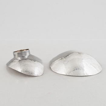 Two small bowls, silver, Stamped BL Gothenburg 1963.