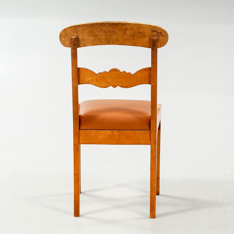 Four Biedermeier-style chairs, second half of the 19th century.