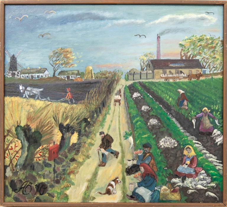 Alma Öhrström, Betupptagning, 1970.