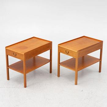 Josef Frank, a pair of model 914 bedside tables, Firma Svenskt Tenn, after 1985.