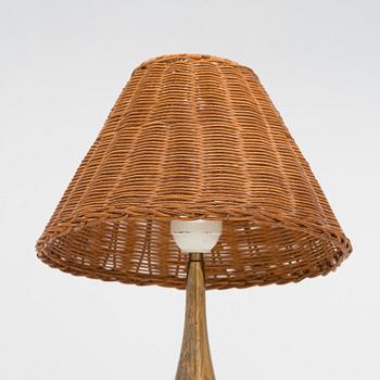 Pöytävalaisin, messinkiä, 1900-luvun puoliväli.