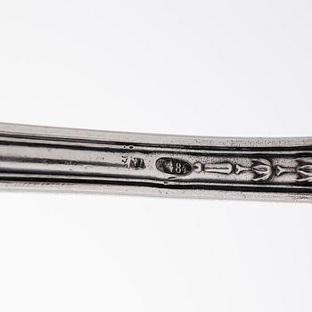 Slev, silver, delvis förgylld, Moskva, 1908-26. Oidentifierad mästarstämpel.