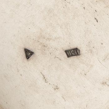 Chocolate pot, first half of the 19th century, silver.