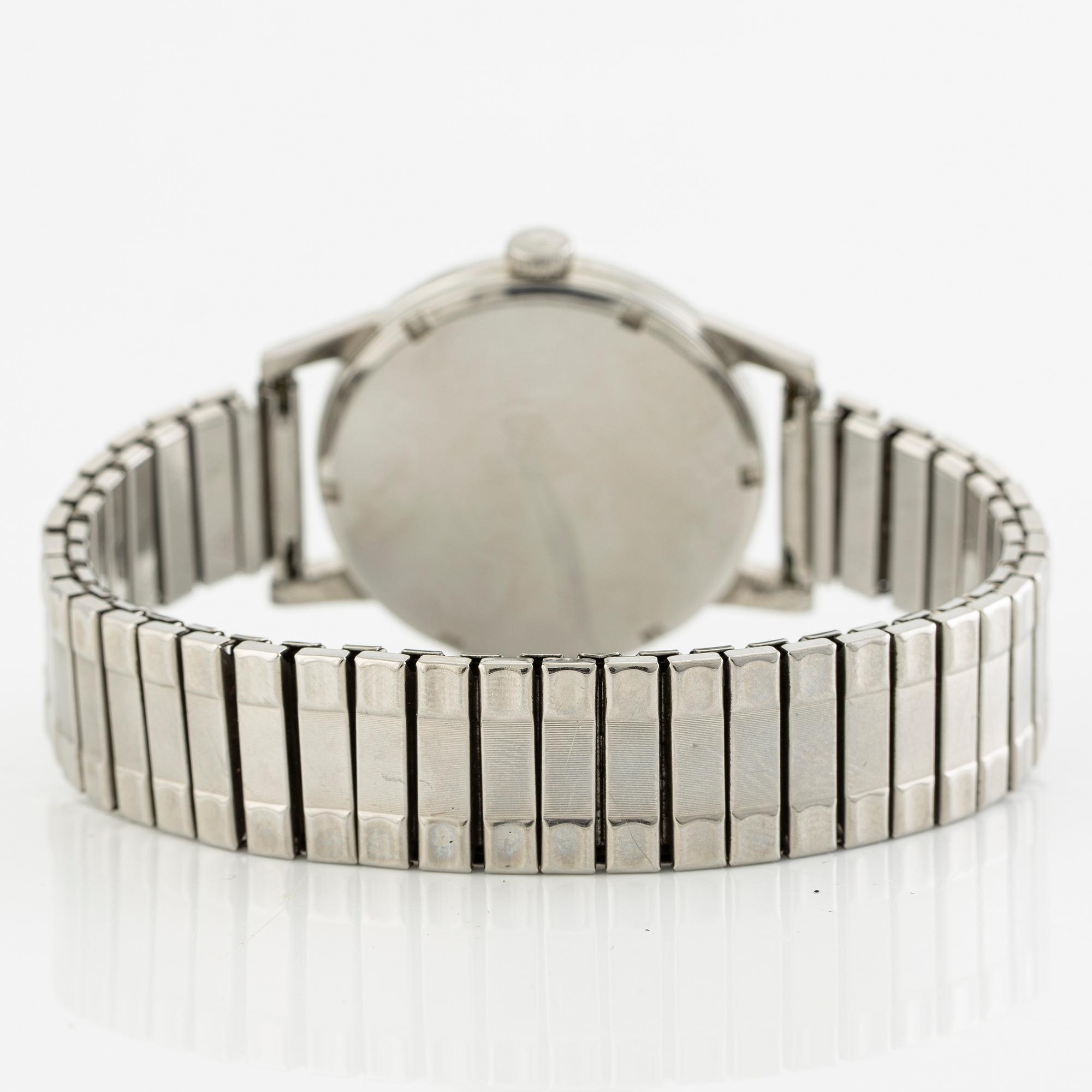 Omega, Seamaster 30, "Linen Dial", armbandsur, 35 mm.