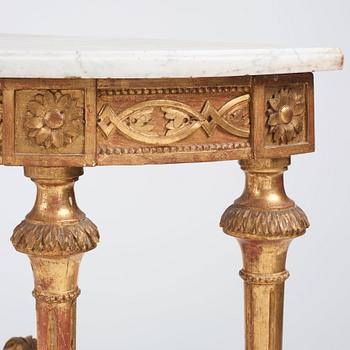Konsolbord, Stockholmsarbete 1700-talets andra hälft, Gustavianskt.