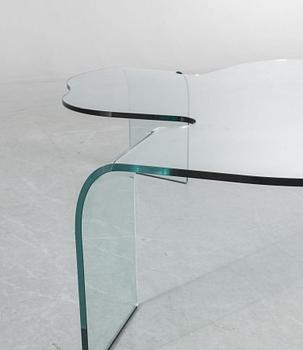 SOFFBORD, glas. "Eco", Hans von Klier, Fiam Italien. 1980-tal.