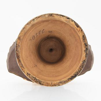 Figurine around 1900 painted terracotta.