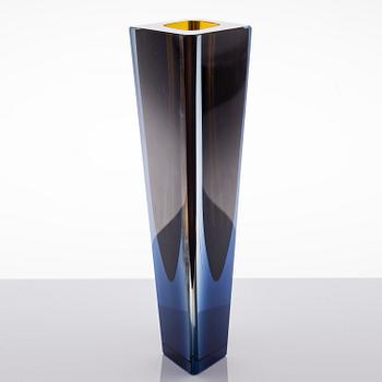 KAJ FRANCK, A 'Prism' vase, signed K. Franck Nuutajärvi Notsjö -61.
