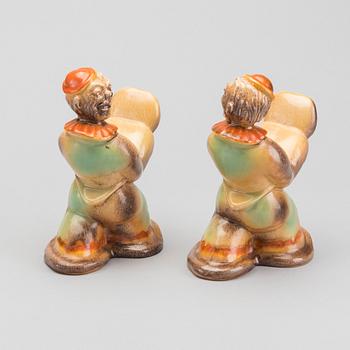TWO BOOKENDS, 1930s.