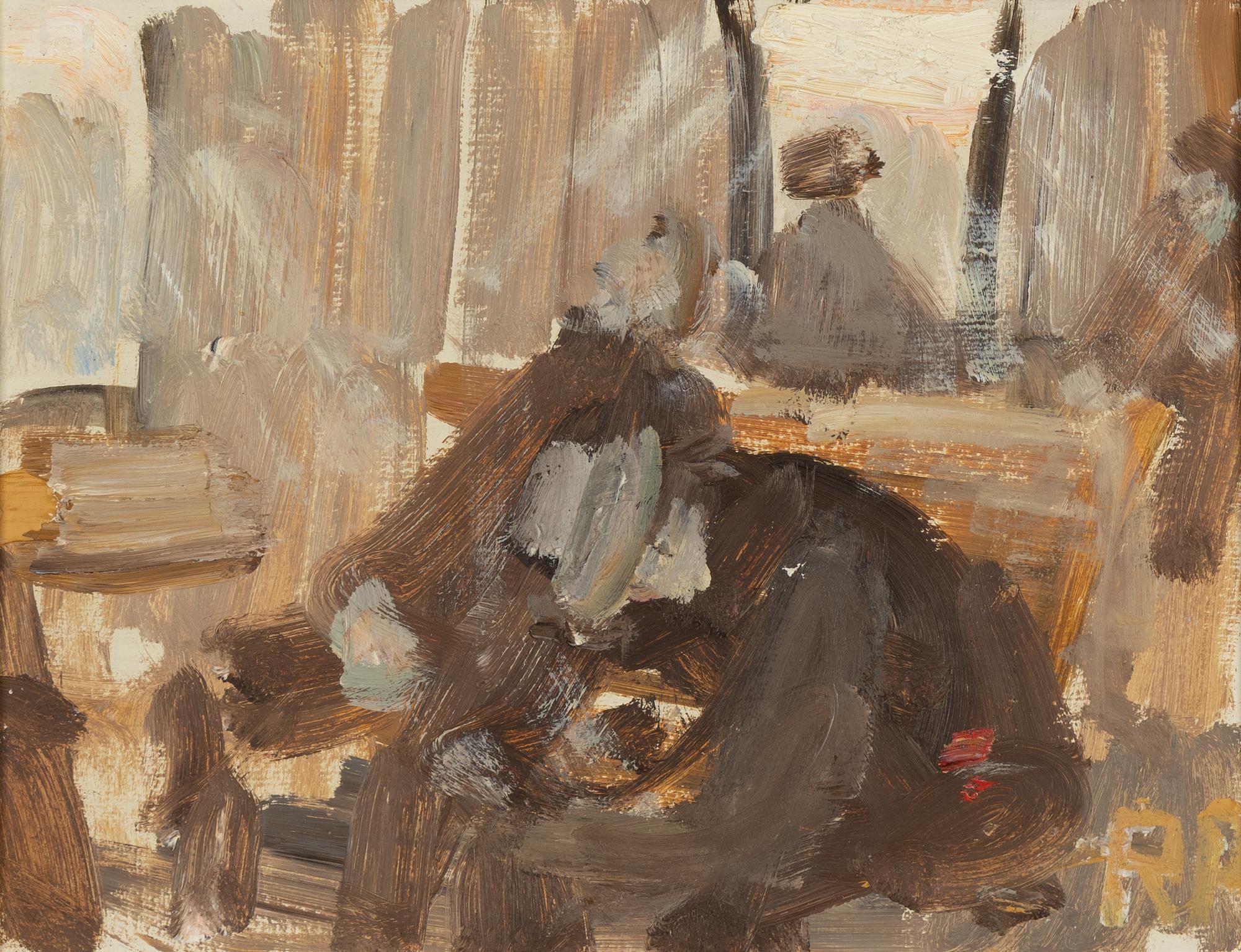 Ragnar Person, oil on panel, signed.