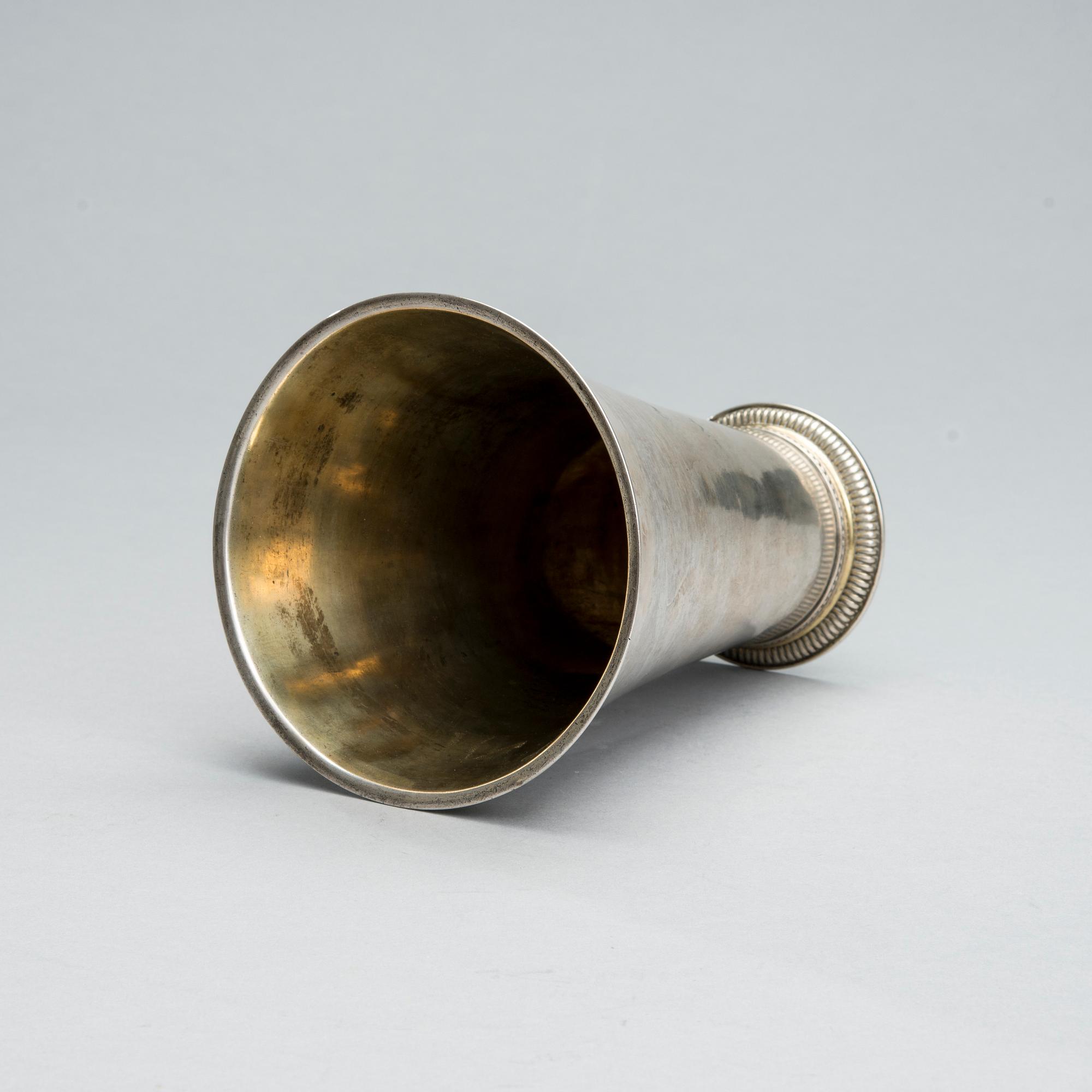 POKAL, silver, Åbo 1747, Johan Wittfoth, totalvikt 413 g.