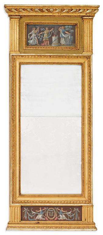A late Gustavian mirror.
