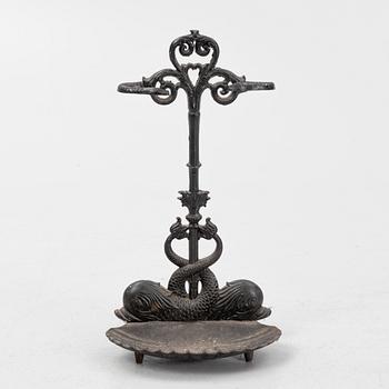 A cast iron umbrella stand, early 20th century.