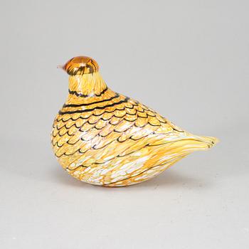 OIVA TOIKKA, a glass bird, Summer Grouse (Kesäriekko) 2006–. Signed O. Toikka Nuutajärvi.