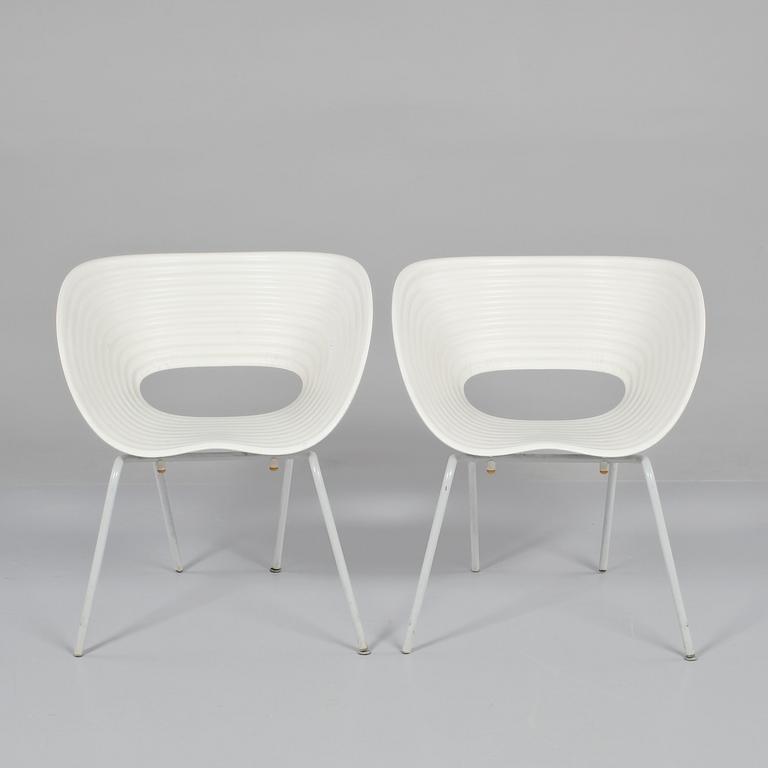 STOLAR, 2 st, "Tom Vac", formgivna av Ron Arad, Vitra, 1999.