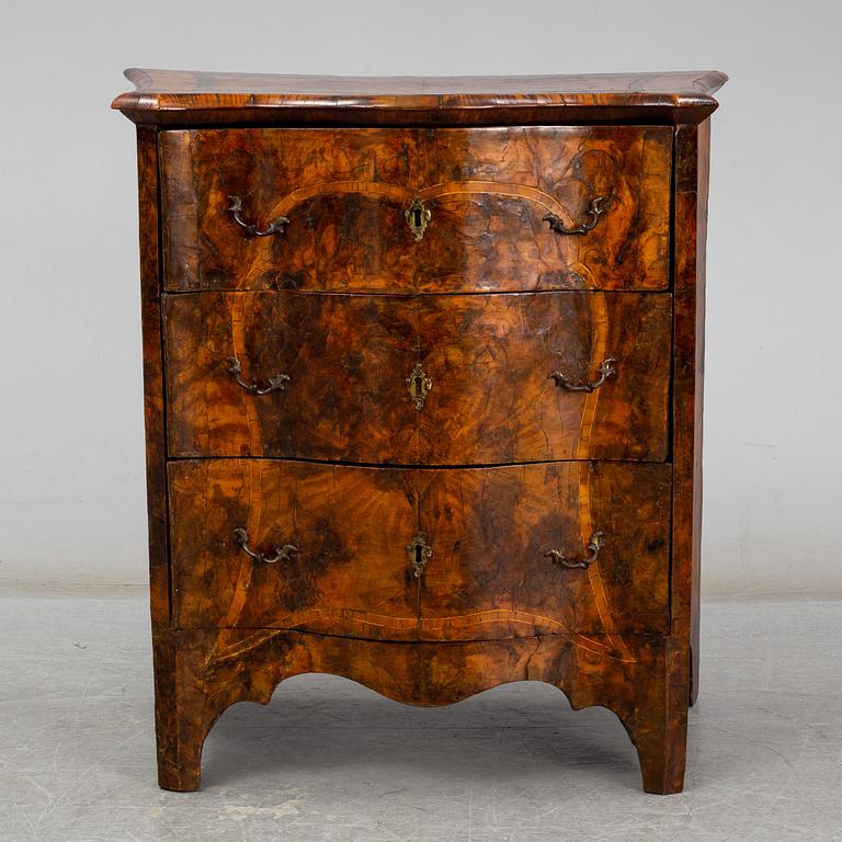 A south european chest of drawers, second half of the 18th century.