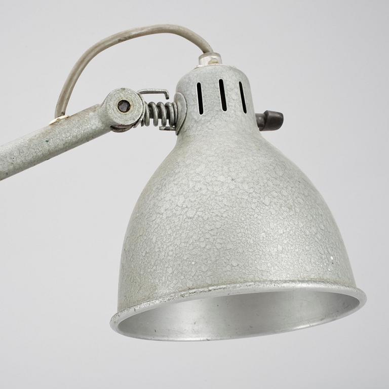 VÄGGLAMPA, Essde-lampa, Bröderna Johansson, Auto metall, Skellefteå, 1930/40-tal.