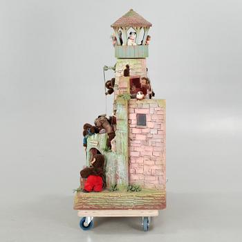 STEIFF, butiksdisplay, omkring 1900-talets mitt/tredje kvartal.