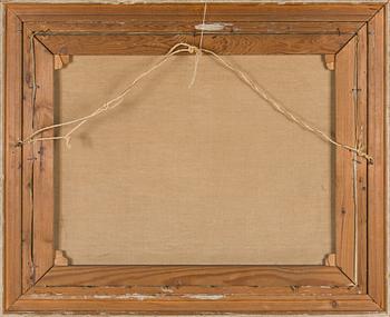 Fredrik Ahlstedt, Metsänäkymä rannan laidalla.