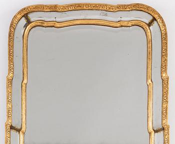 A Swedish Rococo 18th century mirror.