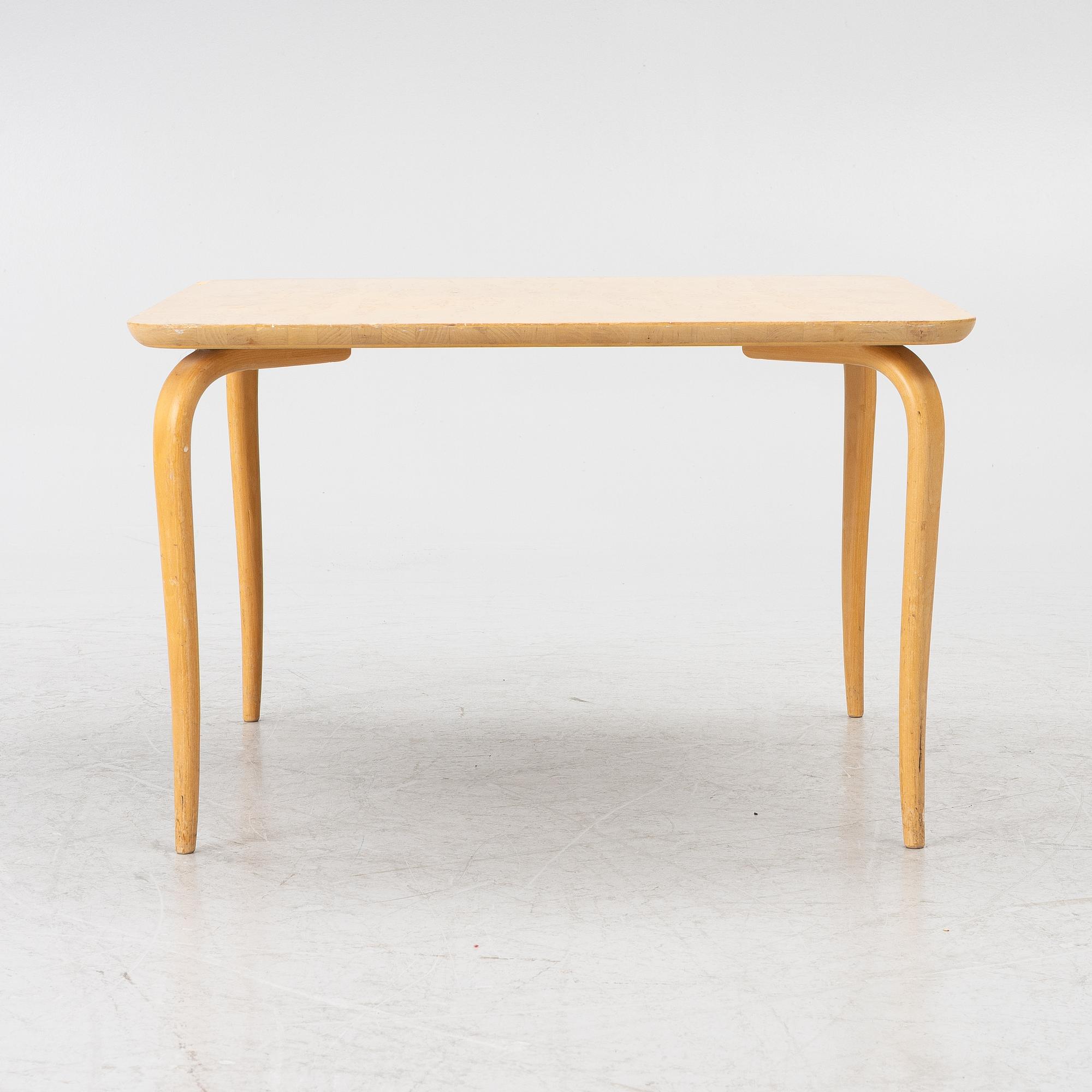 Bruno Mathsson, Coffee table, Firma Karl Mathsson, Värnamo, 1968.