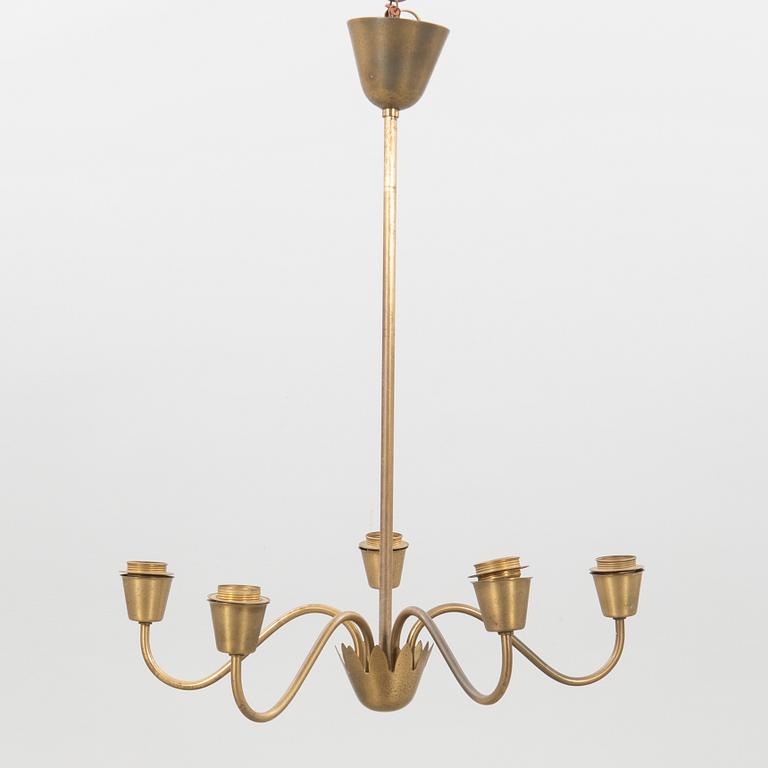 Ceiling lamp Swedish Modern 1930s.