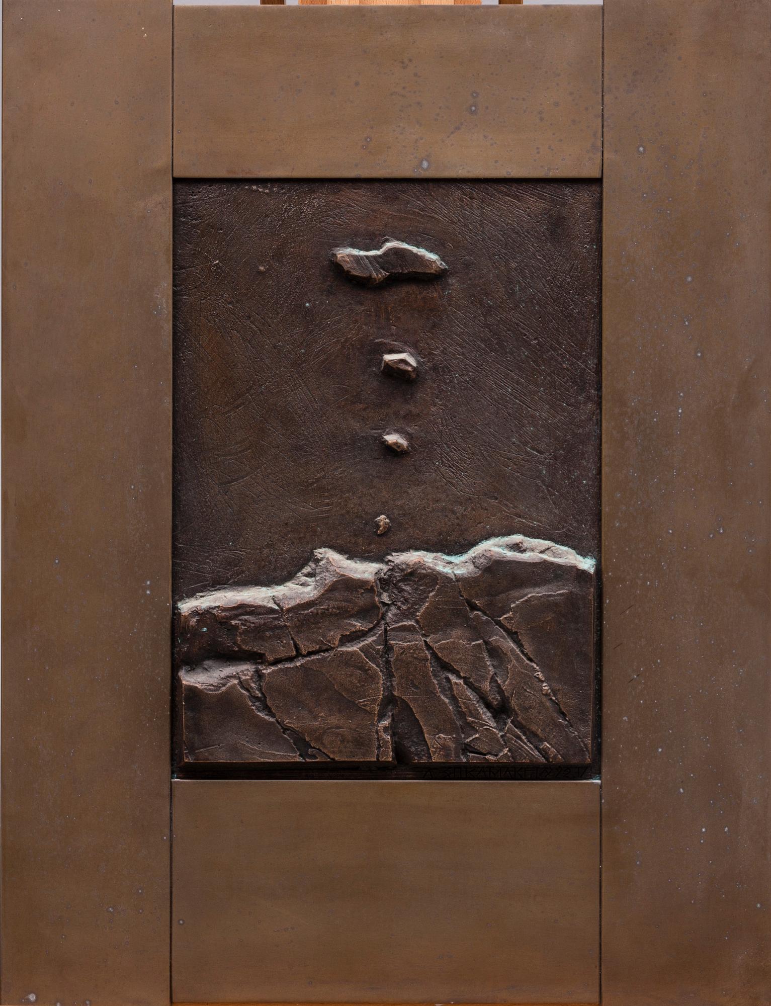 ARVO SIIKAMÄKI, RELIEFS, 3 PCS. Signs in the sky & Full moon & Iceberg.