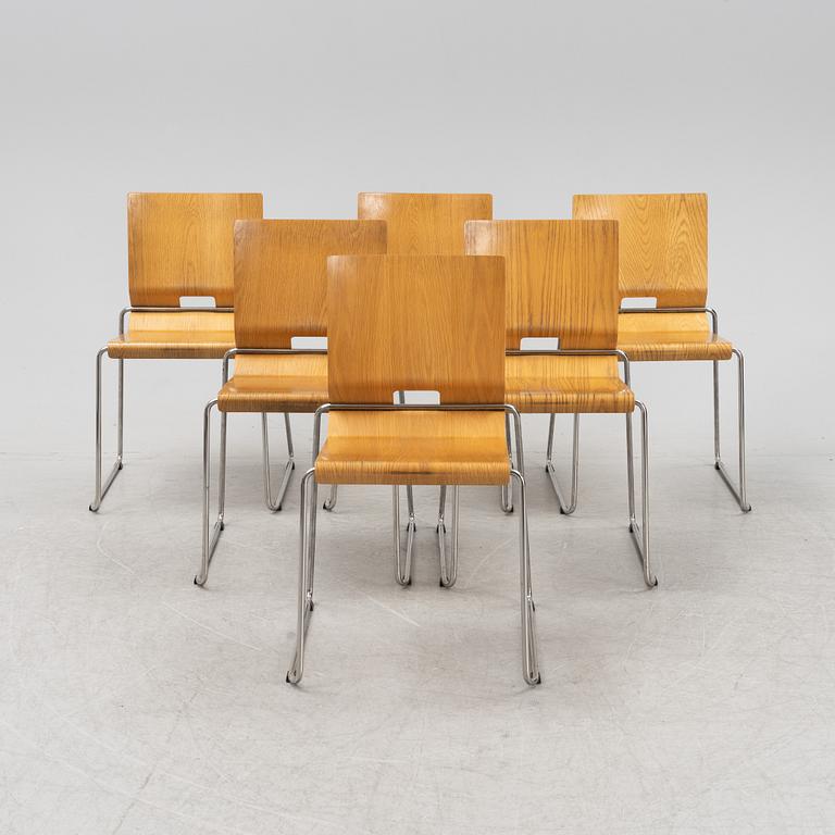 Fredrik Mattson, stolar, 6 st, "Chair 69", Blå Station, Åhus, 2009.