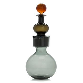 Kaj Franck, a decanter 'The Bells of Kremlin', signed K. Franck, Nuutajärvi, Notsjö -64.