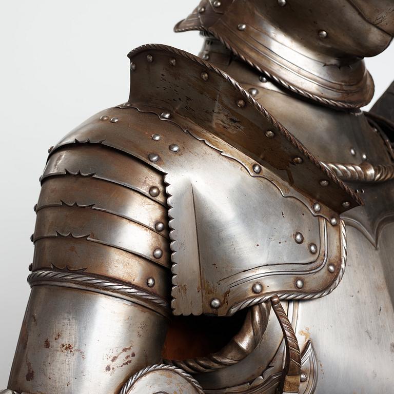 A German metal armour, composite, mid 1500's and later.