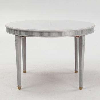 Gustavian style dining table, circa 1900.