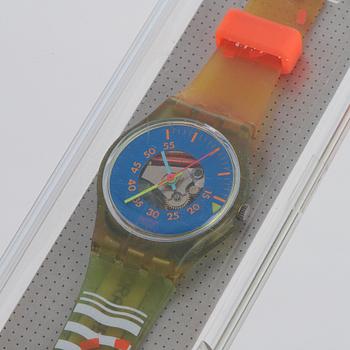 Swatch, Coral Beach, wristwatch,  25 mm.