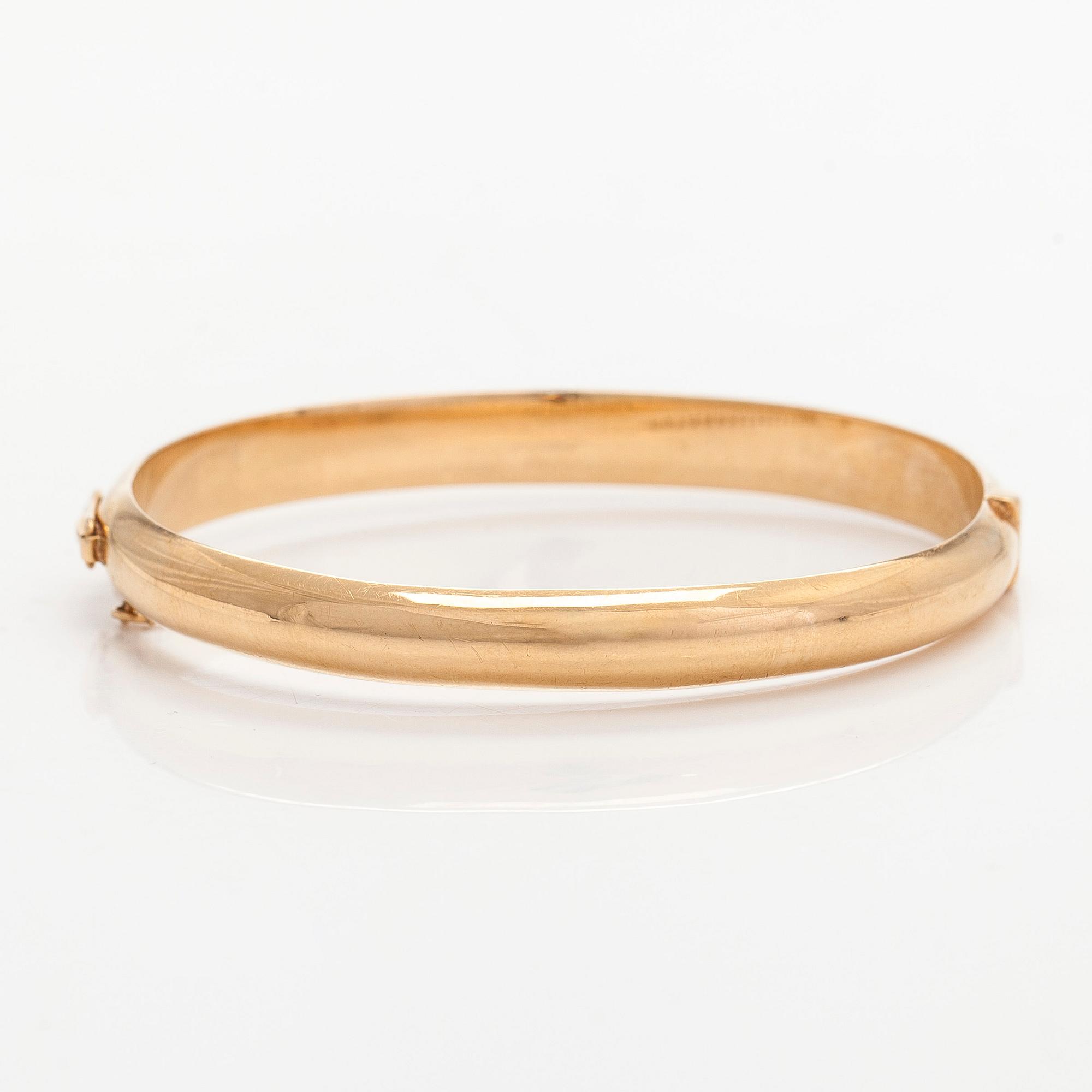 Rannekoru, 14K kultaa, Westerback, Helsinki 1962.